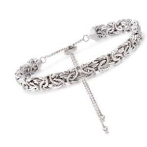 RossSimons Sterling Silver Byzantine Bolo Bracelet